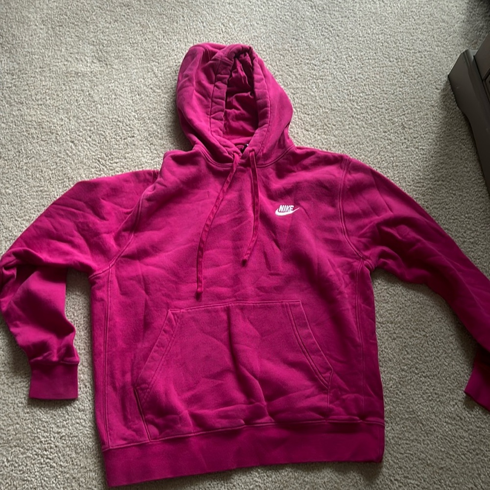 PINK NIKE HOODIE!!!